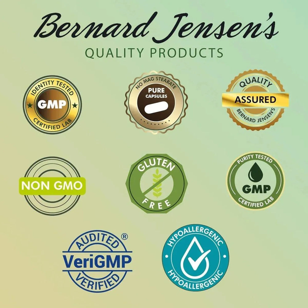 BERNARD JENSEN’S - Bernard Jensen's Alfalfa Leaf 625Mg. 500 Tabletas - The Red Vitamin MX - Suplementos Alimenticios - {{ shop.shopifyCountryName }}