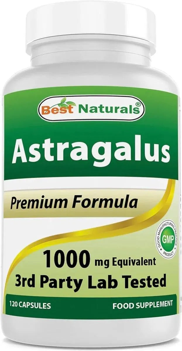 BEST NATURALS - Best Naturals Astragalus 1000Mg. 120 Capsulas - The Red Vitamin MX - Suplementos Alimenticios - {{ shop.shopifyCountryName }}
