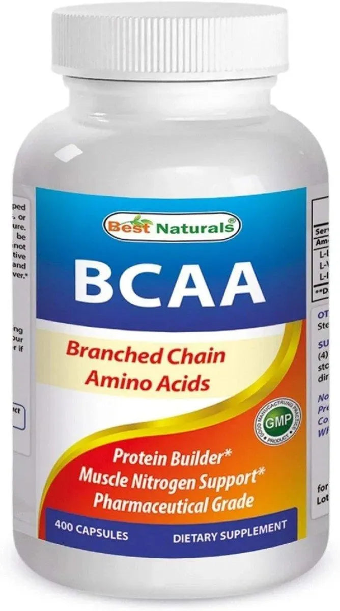 BEST NATURALS - Best Naturals BCAA Branch Chain Amino Acid 3200Mg. 400 Capsulas - The Red Vitamin MX - Suplementos Alimenticios - {{ shop.shopifyCountryName }}