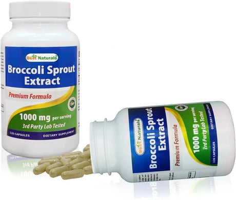 BEST NATURALS - Best Naturals Broccoli Sprout Extract 1000Mg. 240 Capsulas - The Red Vitamin MX - Suplementos Alimenticios - {{ shop.shopifyCountryName }}