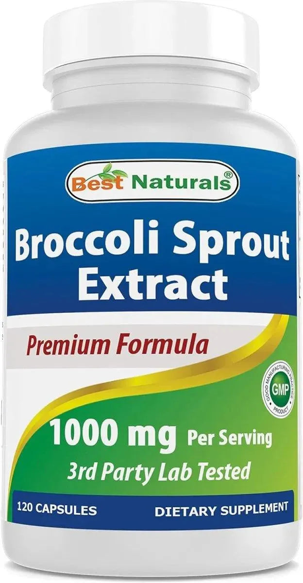 BEST NATURALS - Best Naturals Broccoli Sprouts Extract 1000Mg. 120 Capsulas - The Red Vitamin MX - Suplementos Alimenticios - {{ shop.shopifyCountryName }}