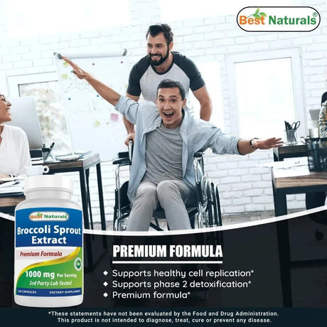 BEST NATURALS - Best Naturals Broccoli Sprouts Extract 1000Mg. 120 Capsulas - The Red Vitamin MX - Suplementos Alimenticios - {{ shop.shopifyCountryName }}