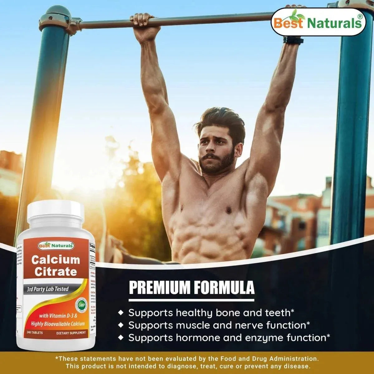 BEST NATURALS - Best Naturals Calcium Citrate with Vitamin D-3 240 Tabletas - The Red Vitamin MX - Suplementos Alimenticios - {{ shop.shopifyCountryName }}