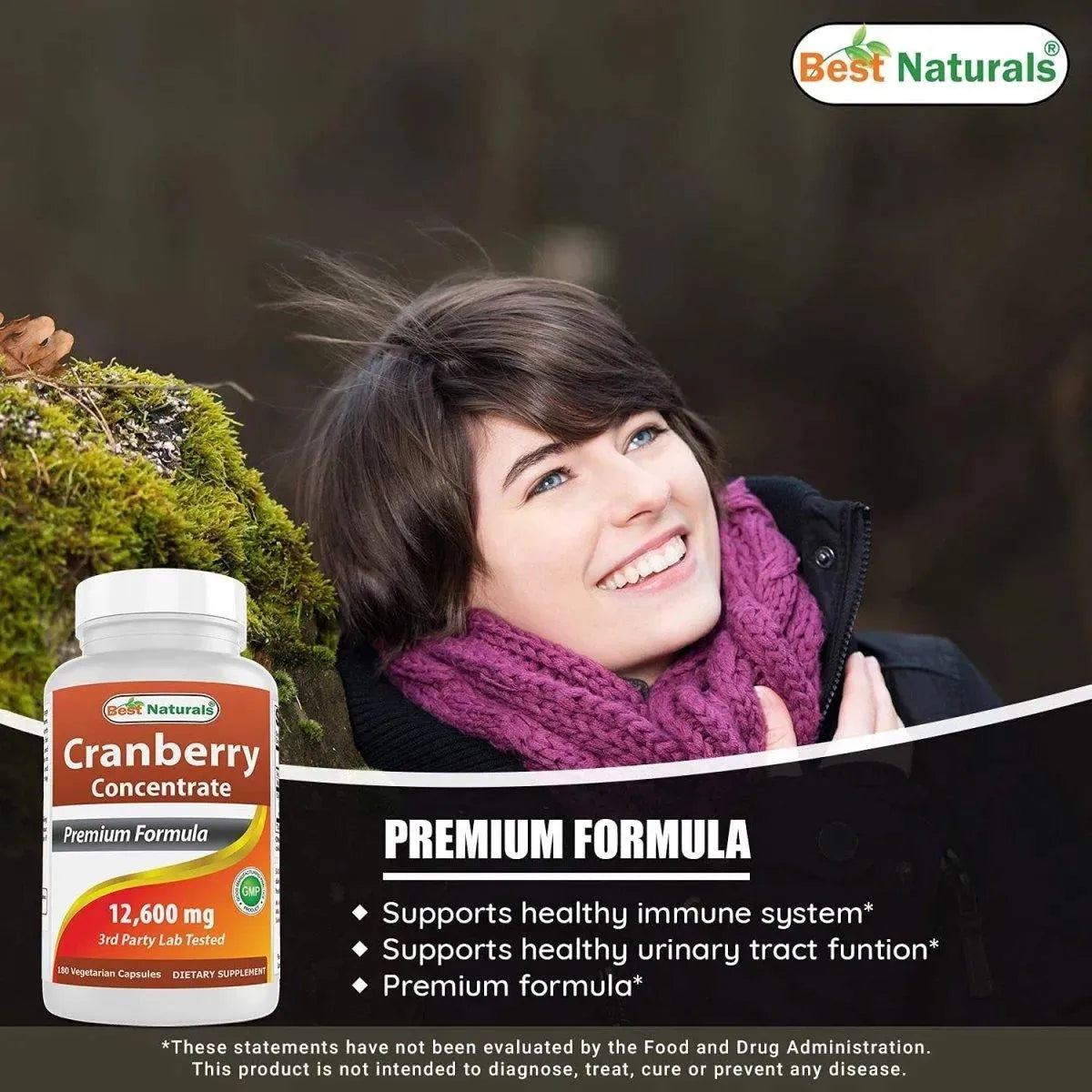 BEST NATURALS - Best Naturals Cranberry Pills 3X Concentrate 12600Mg. 180 Capsulas - The Red Vitamin MX - Suplementos Alimenticios - {{ shop.shopifyCountryName }}