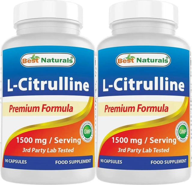 BEST NATURALS - Best Naturals L-Citrulline 1500Mg. 180 Capsulas - The Red Vitamin MX - Suplementos Alimenticios - {{ shop.shopifyCountryName }}
