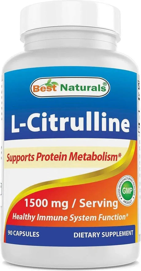BEST NATURALS - Best Naturals L-Citrulline 1500Mg. 90 Capsulas - The Red Vitamin MX - Suplementos Alimenticios - {{ shop.shopifyCountryName }}