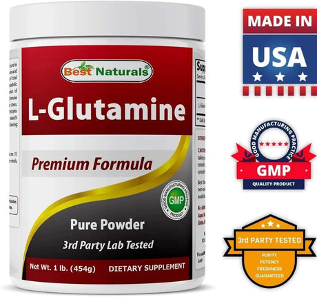 BEST NATURALS - Best Naturals L-Glutamine Powder 454Gr. - The Red Vitamin MX - Suplementos Alimenticios - {{ shop.shopifyCountryName }}