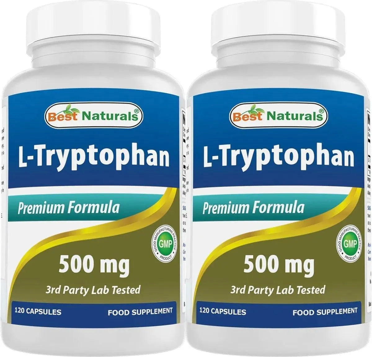 BEST NATURALS - Best Naturals L-Tryptophan 500Mg. 120 Capsulas - The Red Vitamin MX - Suplementos Alimenticios - {{ shop.shopifyCountryName }}