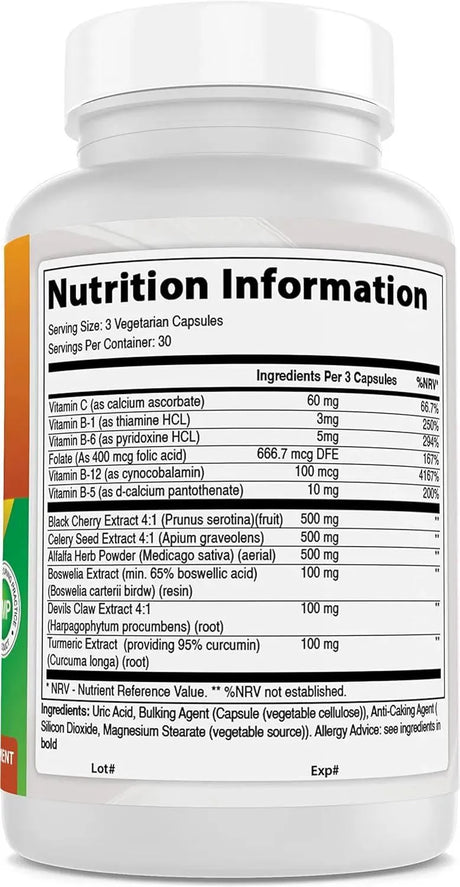 BEST NATURALS - Best Naturals Uric Acid Cleanse 90 Capsulas - The Red Vitamin MX - Suplementos Alimenticios - {{ shop.shopifyCountryName }}