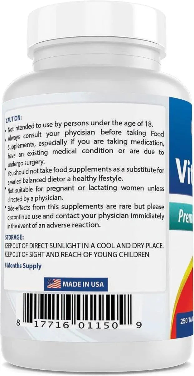 BEST NATURALS - Best Naturals Vitamin B-6 25Mg. 250 Capsulas - The Red Vitamin MX - Suplementos Alimenticios - {{ shop.shopifyCountryName }}