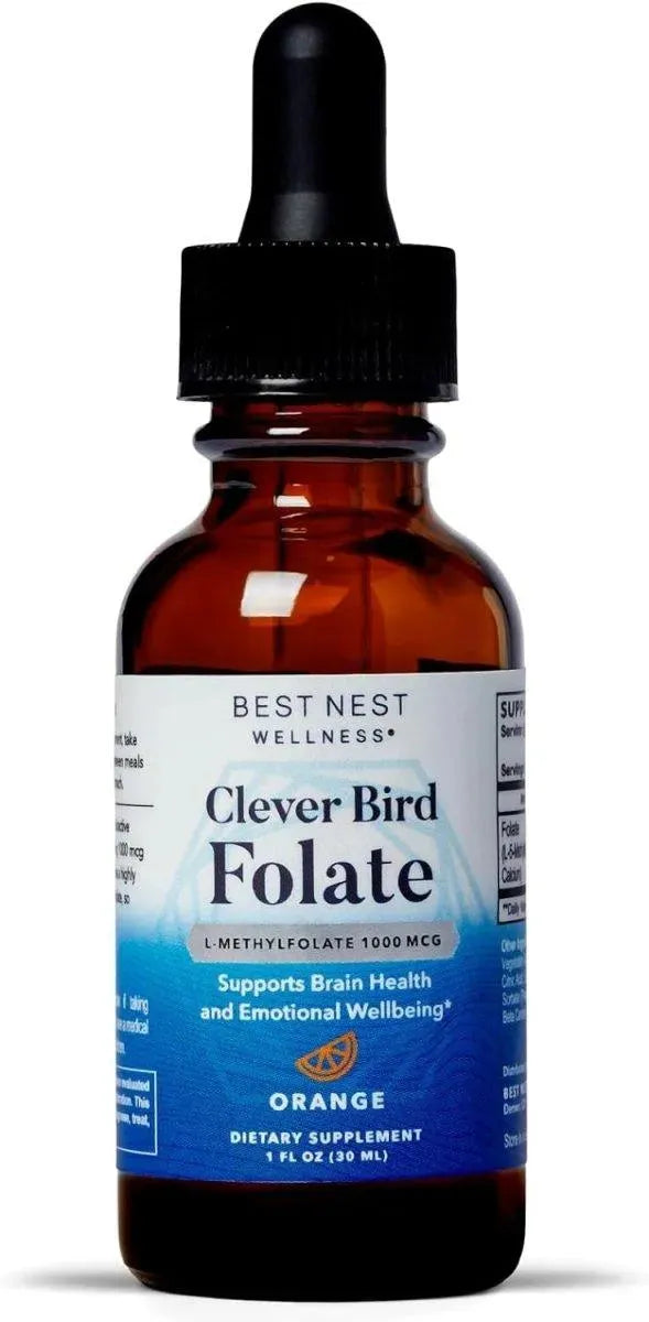 BEST NEST WELLNESS - Best Nest Wellness Liquid Methyl Folate 1700mcg 1 Fl.Oz. - The Red Vitamin MX - Suplementos Alimenticios - {{ shop.shopifyCountryName }}