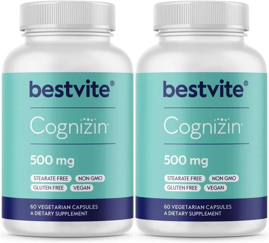 BESTVITE - BESTVITE Cognizin Citicoline 500Mg. 60 Capsulas 2 Pack - The Red Vitamin MX - Suplementos Alimenticios - {{ shop.shopifyCountryName }}