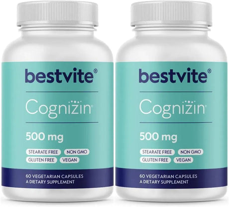 BESTVITE - BESTVITE Cognizin Citicoline 500Mg. 60 Capsulas 2 Pack - The Red Vitamin MX - Suplementos Alimenticios - {{ shop.shopifyCountryName }}