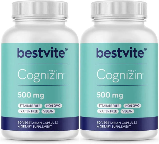 BESTVITE - BESTVITE Cognizin Citicoline 500Mg. 60 Capsulas 2 Pack - The Red Vitamin MX - Suplementos Alimenticios - {{ shop.shopifyCountryName }}