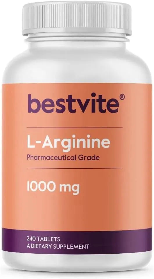 BESTVITE - BESTVITE L-Arginine 1000Mg. 240 Tabletas - The Red Vitamin MX - Suplementos Alimenticios - {{ shop.shopifyCountryName }}