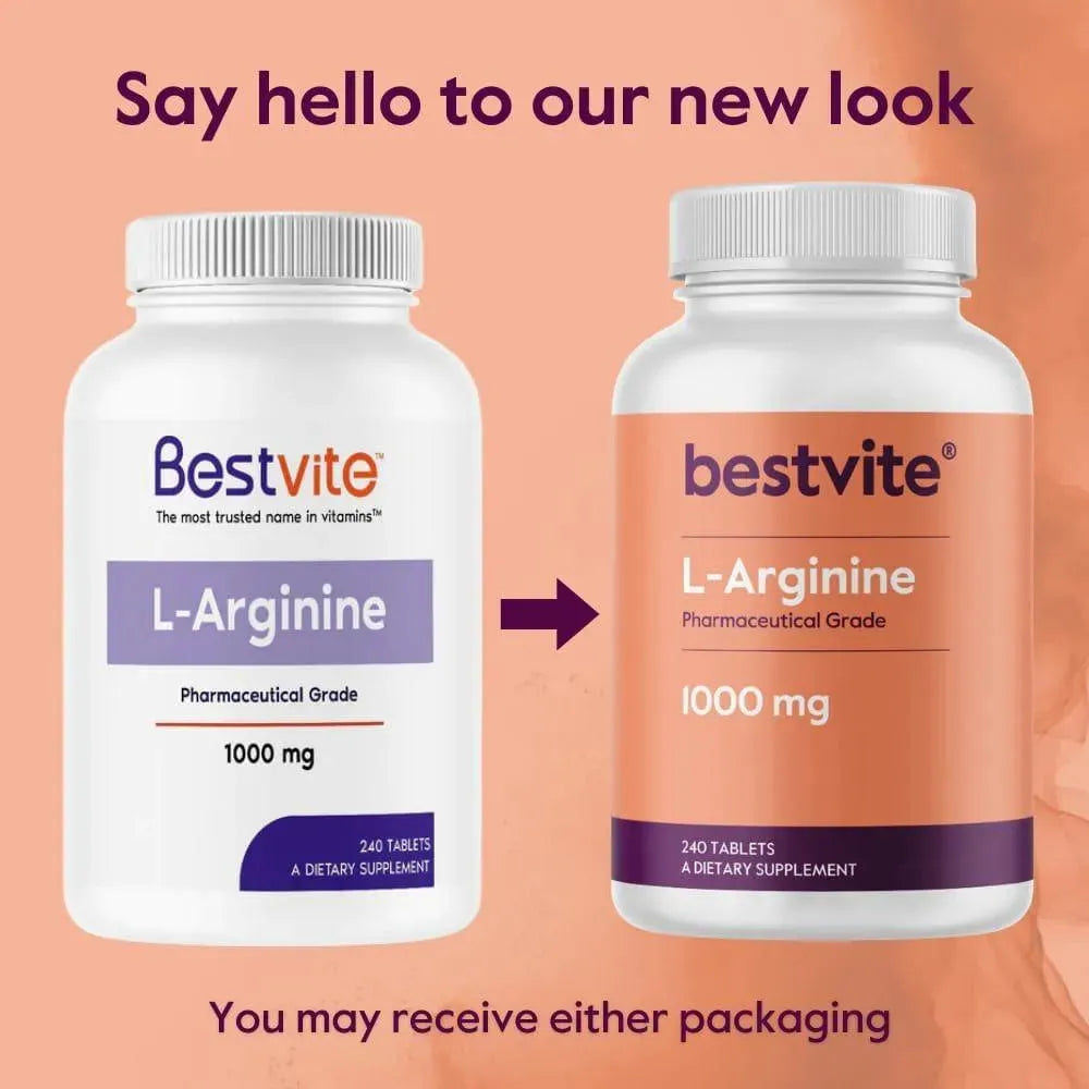 BESTVITE - BESTVITE L-Arginine 1000Mg. 240 Tabletas - The Red Vitamin MX - Suplementos Alimenticios - {{ shop.shopifyCountryName }}