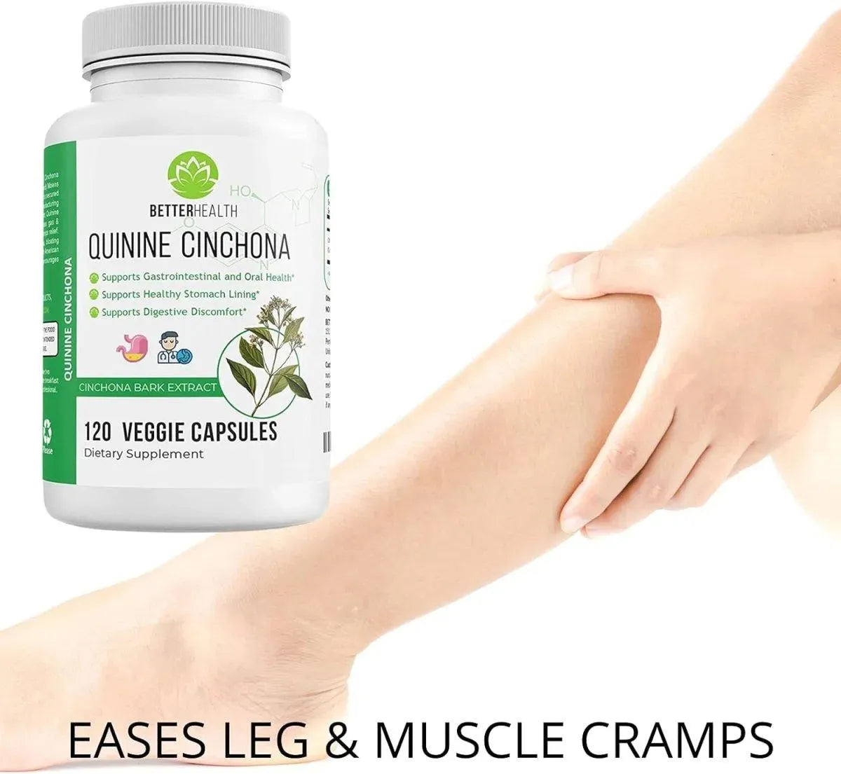 BETTER HEALTH - Better Health Quinine Cinchona Bark Extract 500Mg. 120 Capsulas - The Red Vitamin MX - Suplementos Alimenticios - {{ shop.shopifyCountryName }}