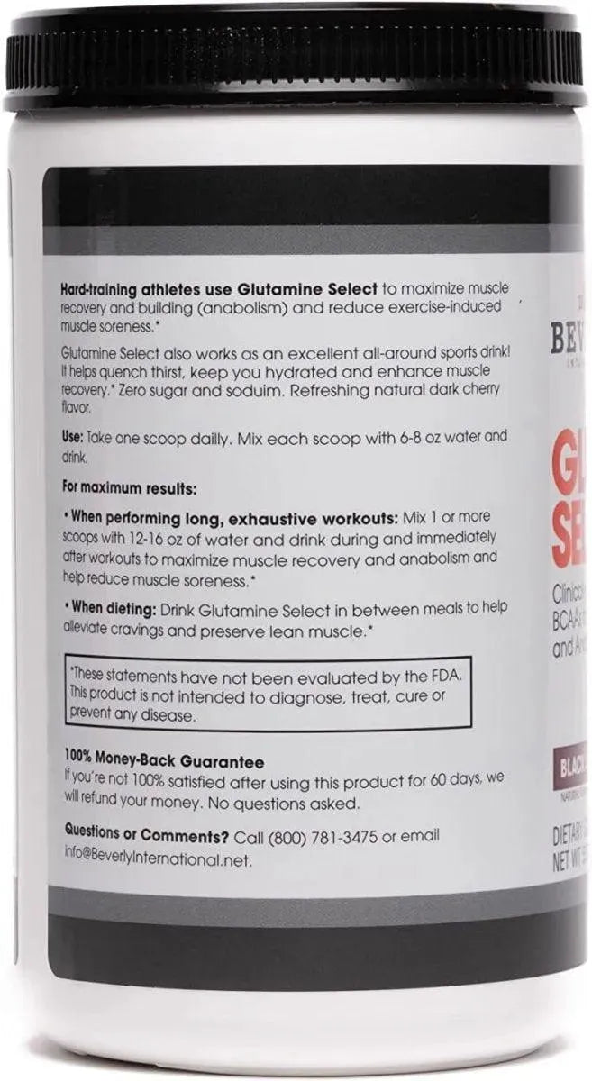 BEVERLY INTERNATIONAL - Beverly International Glutamine Select 60 Servicios 552Gr. Black Cherry - The Red Vitamin MX - Suplementos Alimenticios - {{ shop.shopifyCountryName }}