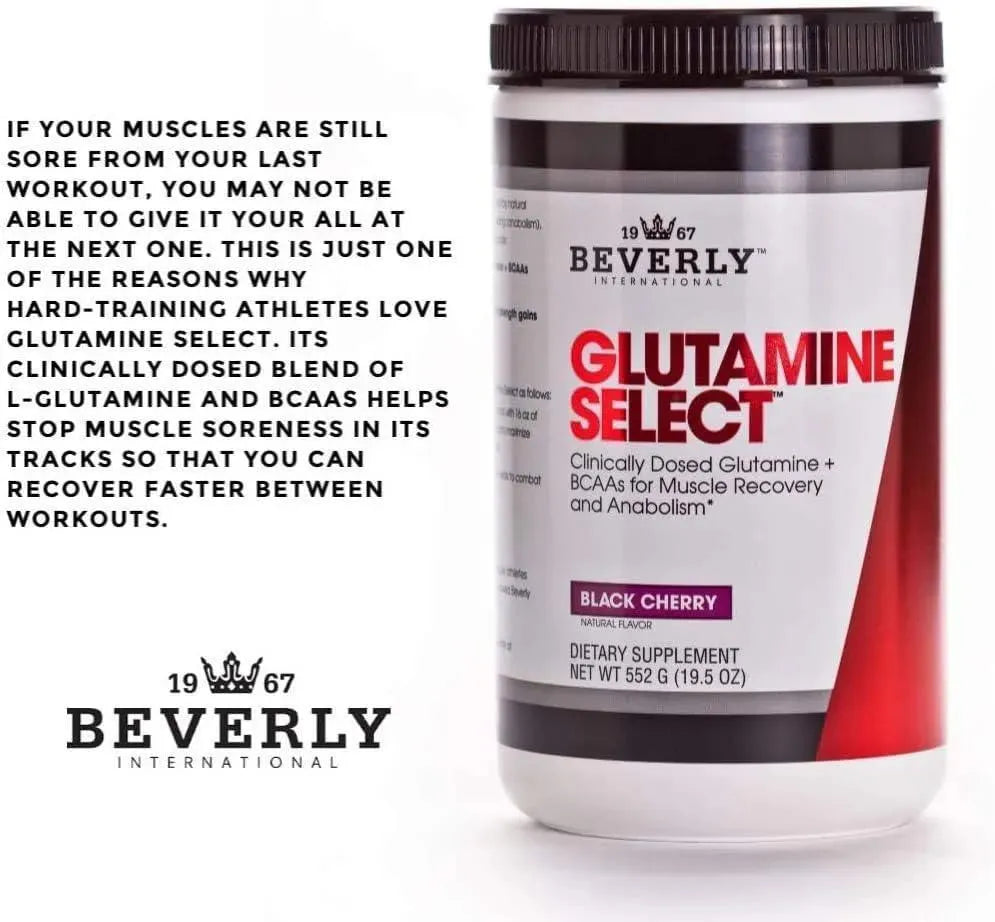 BEVERLY INTERNATIONAL - Beverly International Glutamine Select 60 Servicios 552Gr. Black Cherry - The Red Vitamin MX - Suplementos Alimenticios - {{ shop.shopifyCountryName }}
