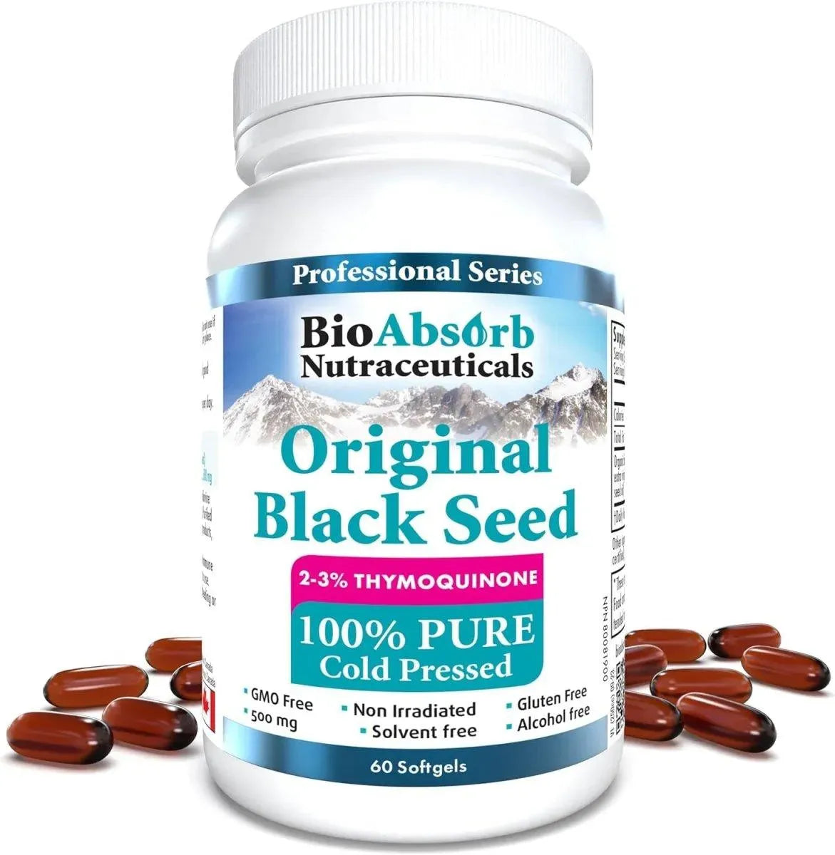 BIO ABSORB - Bio Absorb Black Seed Oil 500Mg. 60 Capsulas Blandas - The Red Vitamin MX - Suplementos Alimenticios - {{ shop.shopifyCountryName }}