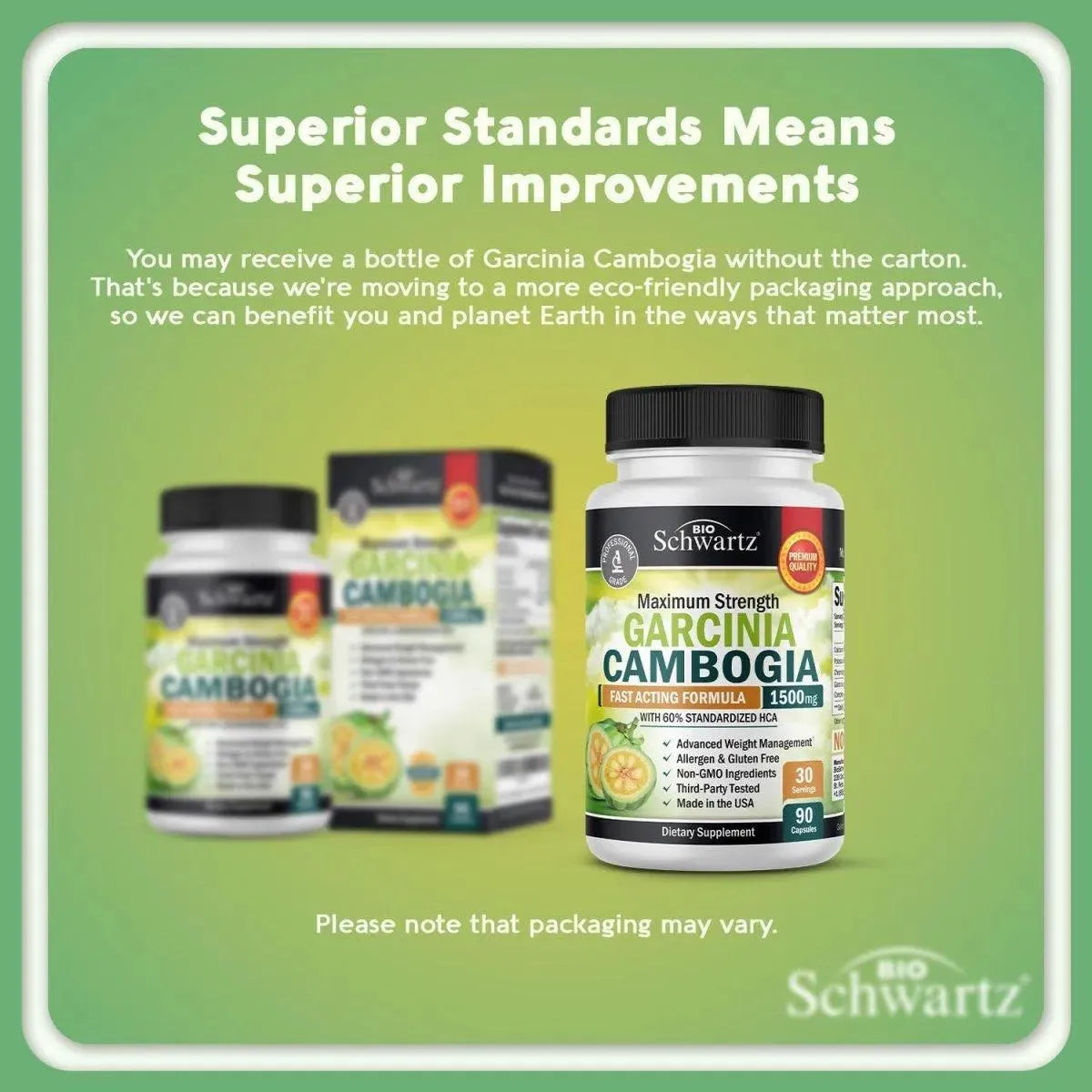 BIO SCHWARTZ - BioSchwartz Garcinia Cambogia 1500Mg. 90 Capsulas - The Red Vitamin MX - Suplementos Alimenticios - {{ shop.shopifyCountryName }}