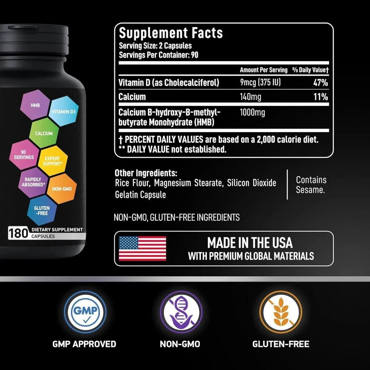 BIOACTIVE LABS - Bioactive Labs HMB and Vitamin D3 180 Capsulas 2 Pack - The Red Vitamin MX - Suplementos Alimenticios - {{ shop.shopifyCountryName }}