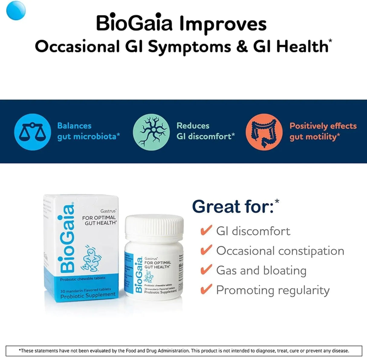 BIOGAIA - BioGaia Gastrus 30 Tabletas Masticables - The Red Vitamin MX - Suplementos Alimenticios - {{ shop.shopifyCountryName }}