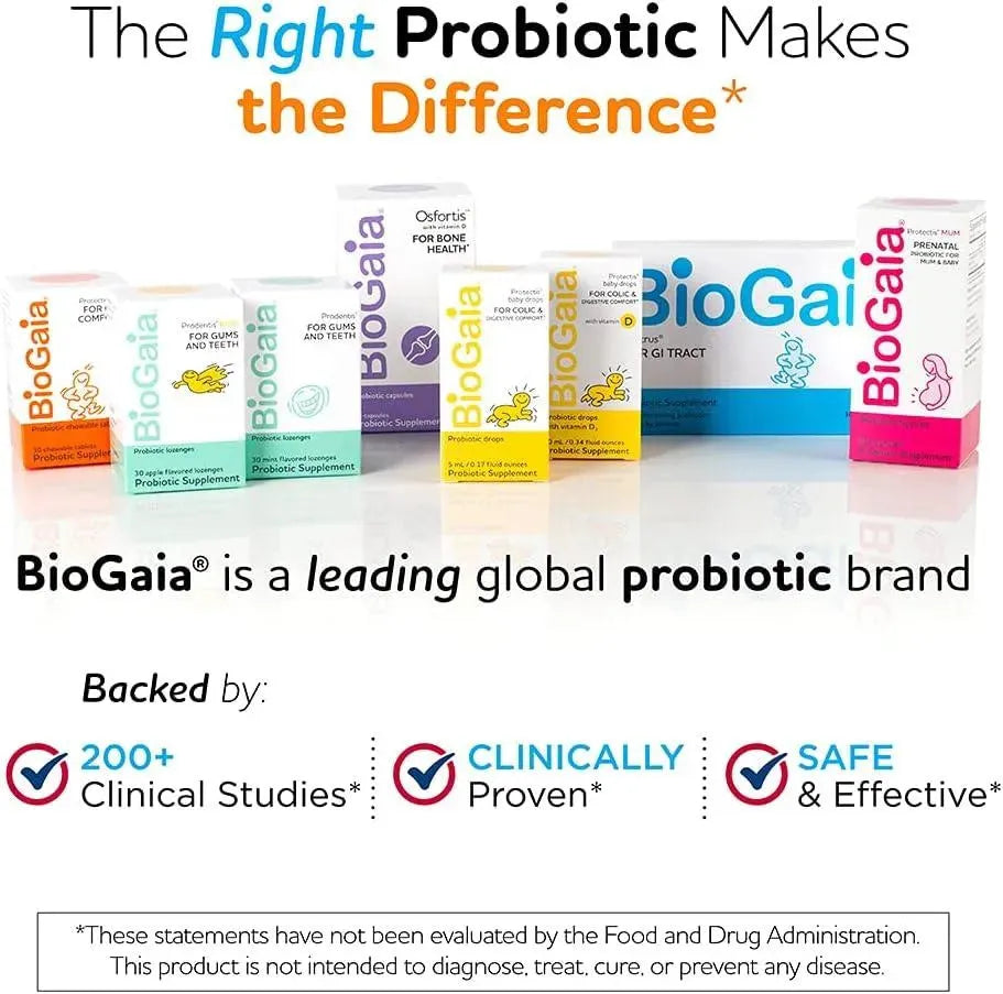 BIOGAIA - BioGaia Protectis Immune Active Kids Probiotic 60 Tabletas Masticables - The Red Vitamin MX - Suplementos Alimenticios - {{ shop.shopifyCountryName }}