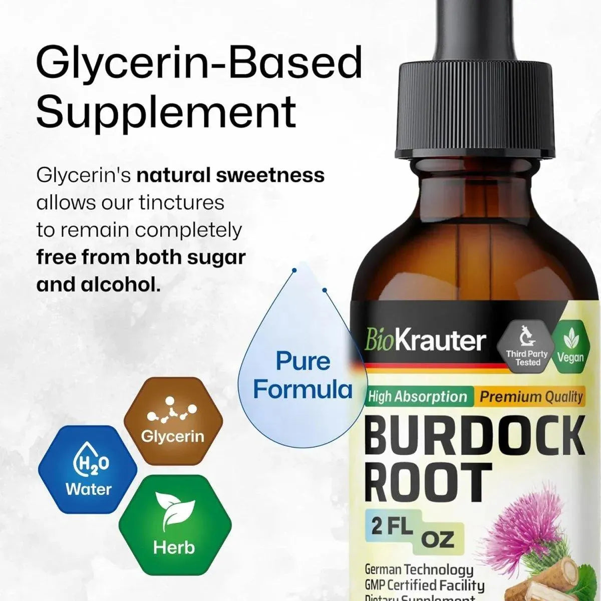 BIOKRAUTER - Bio Krauter Burdock Root Tincture 2 Fl.Oz. - The Red Vitamin MX - Suplementos Alimenticios - {{ shop.shopifyCountryName }}