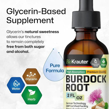 BIOKRAUTER - Bio Krauter Burdock Root Tincture 2 Fl.Oz. - The Red Vitamin MX - Suplementos Alimenticios - {{ shop.shopifyCountryName }}