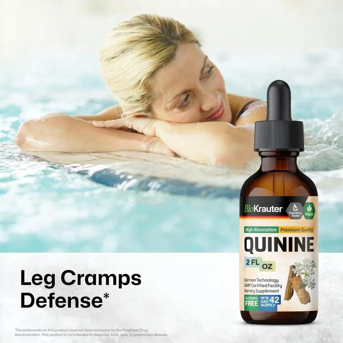 BIOKRAUTER - Bio Krauter Quinine Leg Cramps Relief Liquid Extract 2 Fl.Oz. - The Red Vitamin MX - Suplementos Alimenticios - {{ shop.shopifyCountryName }}