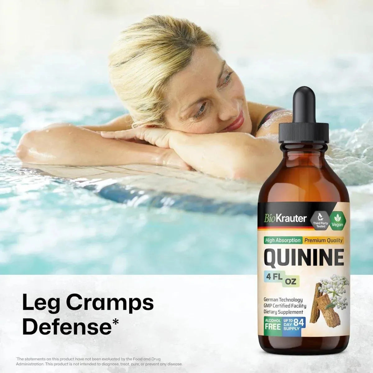 BIOKRAUTER - Bio Krauter Quinine Leg Cramps Relief Liquid Extract 4 Fl.Oz. - The Red Vitamin MX - Suplementos Alimenticios - {{ shop.shopifyCountryName }}