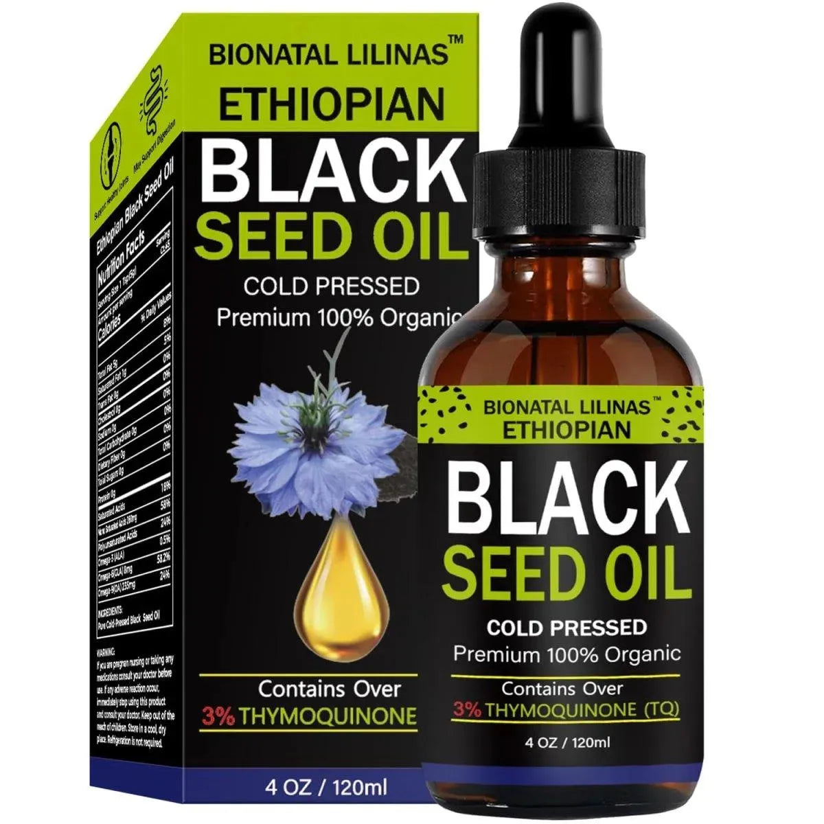 BIONATAL LILINAS - BIONATAL LILINAS Ethiopian Black Seed Oil 4 Fl.Oz. - The Red Vitamin MX - Suplementos Alimenticios - {{ shop.shopifyCountryName }}