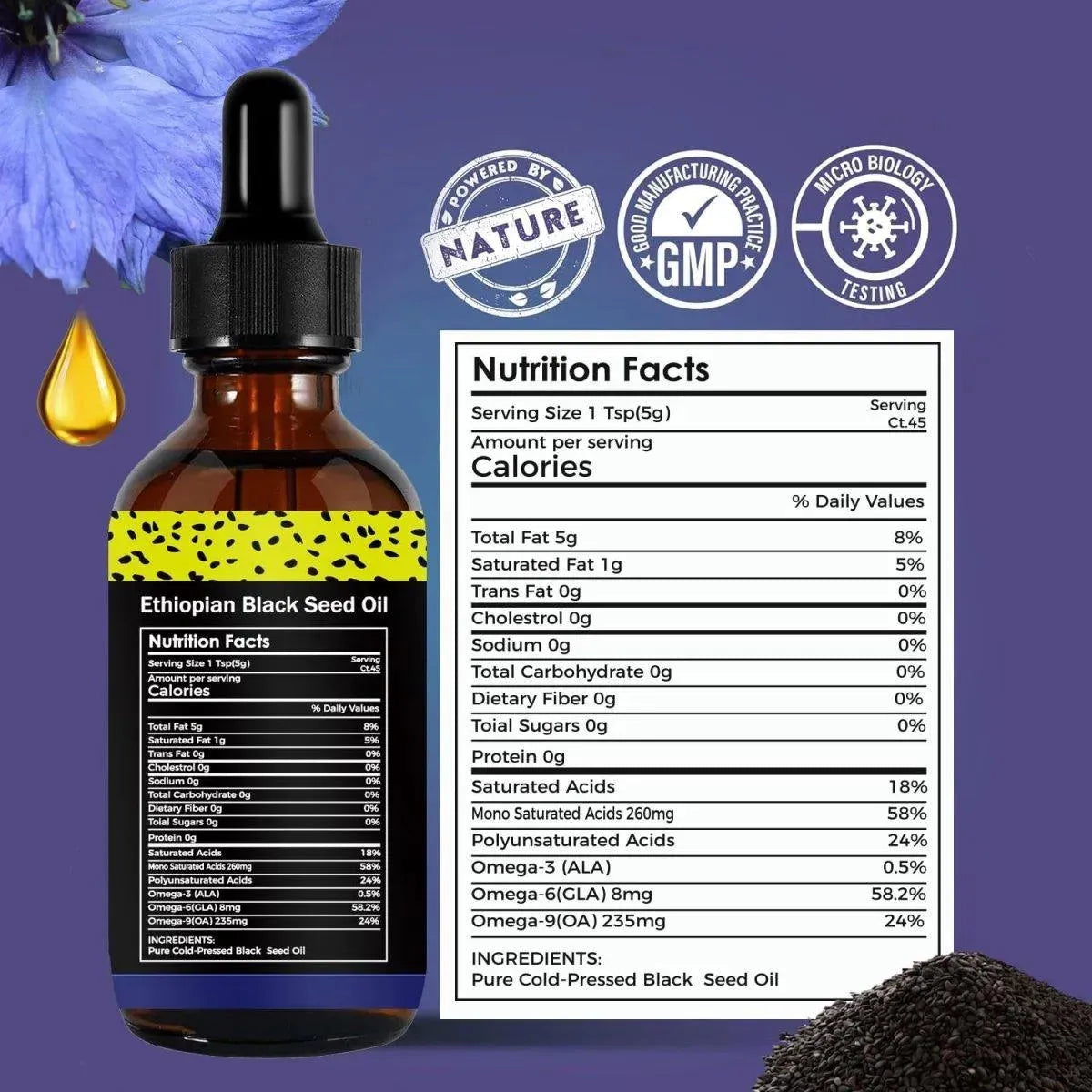BIONATAL LILINAS - BIONATAL LILINAS Ethiopian Black Seed Oil 4 Fl.Oz. - The Red Vitamin MX - Suplementos Alimenticios - {{ shop.shopifyCountryName }}