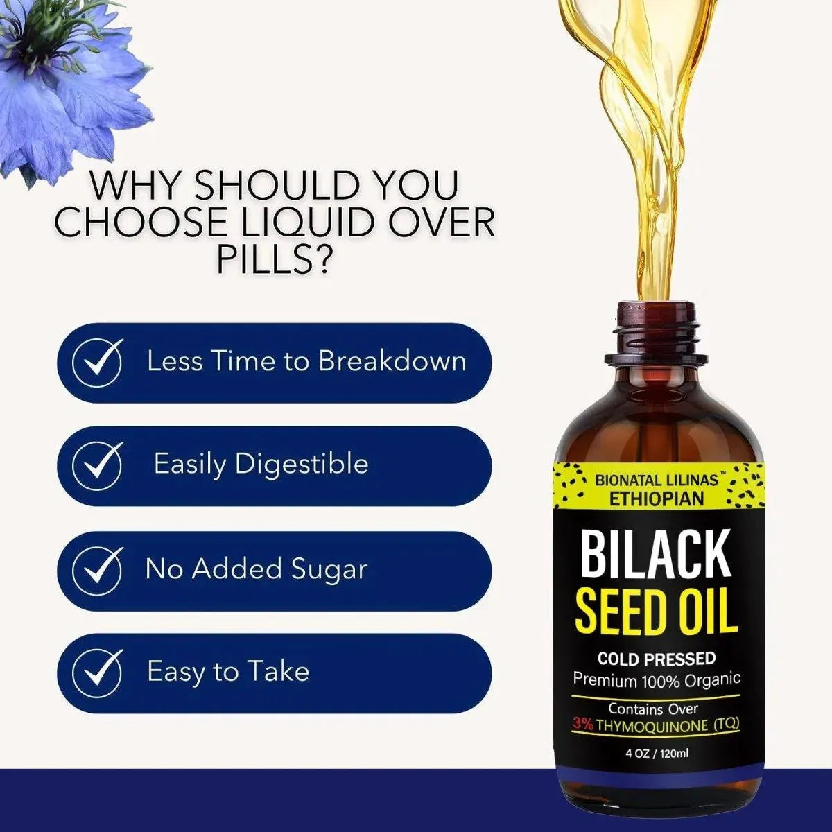 BIONATAL LILINAS - BIONATAL LILINAS Ethiopian Black Seed Oil 4 Fl.Oz. - The Red Vitamin MX - Suplementos Alimenticios - {{ shop.shopifyCountryName }}