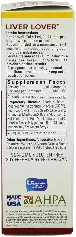 BIORAY - BIORAY Daily Liver Lover 60Ml. - The Red Vitamin MX - Suplementos Alimenticios - {{ shop.shopifyCountryName }}