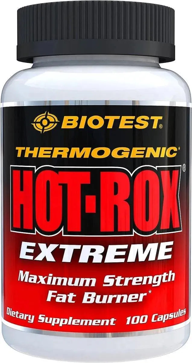 BIOTEST - Biotest Hot-Rox Extreme Maximum Strength Fat Burner 100 Capsulas - The Red Vitamin MX - Suplementos Alimenticios - {{ shop.shopifyCountryName }}
