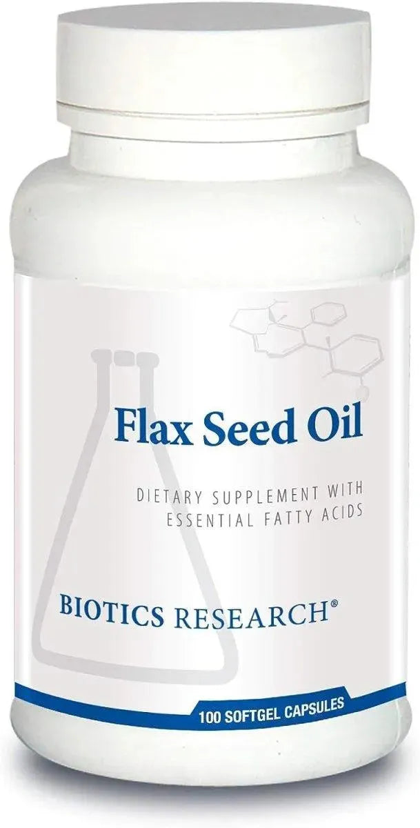 BIOTICS RESEARCH - BIOTICS Research Flax Seed Oil 1000Mg. 100 Capsulas Blandas - The Red Vitamin MX - Suplementos Alimenticios - {{ shop.shopifyCountryName }}