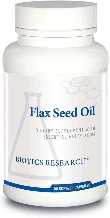 BIOTICS RESEARCH - BIOTICS Research Flax Seed Oil 1000Mg. 100 Capsulas Blandas - The Red Vitamin MX - Suplementos Alimenticios - {{ shop.shopifyCountryName }}