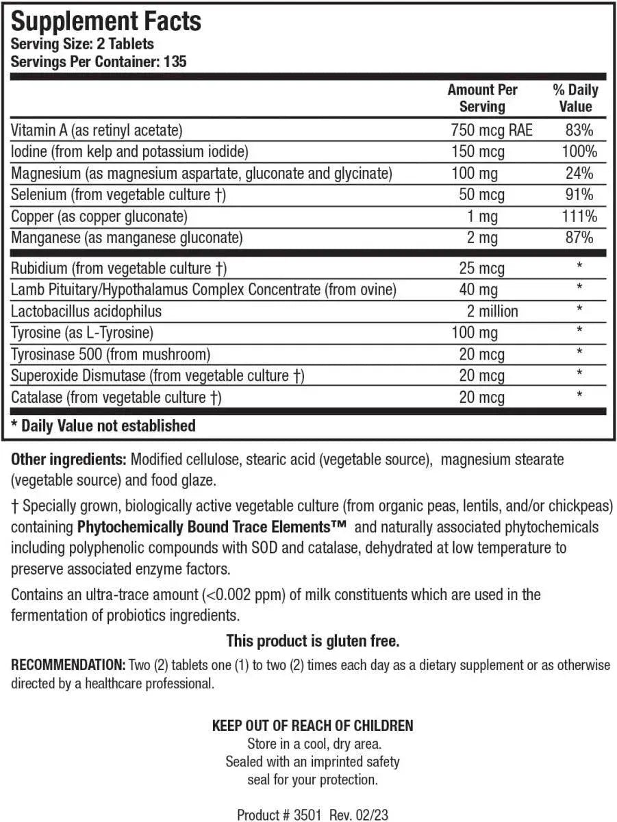 BIOTICS RESEARCH - Biotics Research Thyrostim 270 Tabletas - The Red Vitamin MX - Suplementos Alimenticios - {{ shop.shopifyCountryName }}