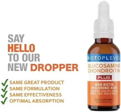 BIOTOPLEVEL - BIOTOPLEVEL Liquid Glucosamine Chondroitin 30Ml. - The Red Vitamin MX - Suplementos Alimenticios - {{ shop.shopifyCountryName }}