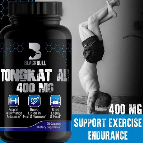 BLACKBULL - BlackBúll Tongkat Ali Extract 400 Mg. 90 Capsulas - The Red Vitamin MX - Suplementos Alimenticios - {{ shop.shopifyCountryName }}
