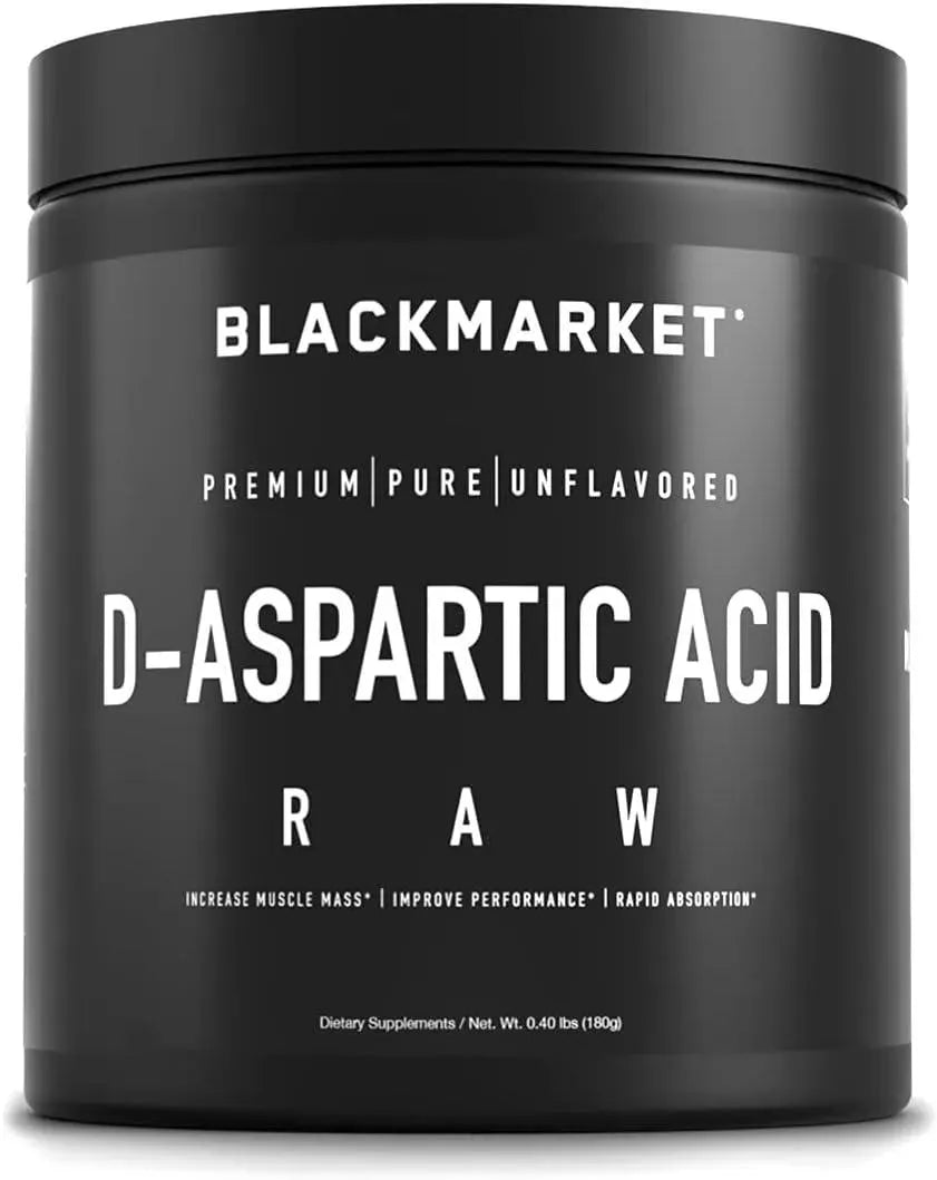 BLACKMARKET - BLACKMARKET RAW D-Aspartic Acid 180Gr. - The Red Vitamin MX - Suplementos Alimenticios - {{ shop.shopifyCountryName }}