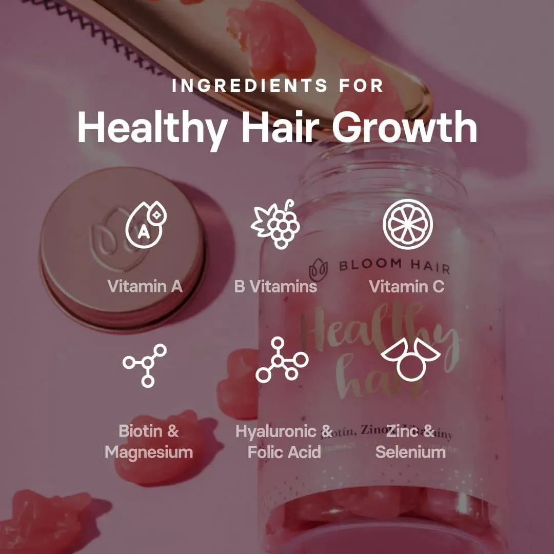 BLOOM HAIR - Bloom Hair Healthy Hair Gummies 60 Gomitas - The Red Vitamin MX - Suplementos Alimenticios - {{ shop.shopifyCountryName }}
