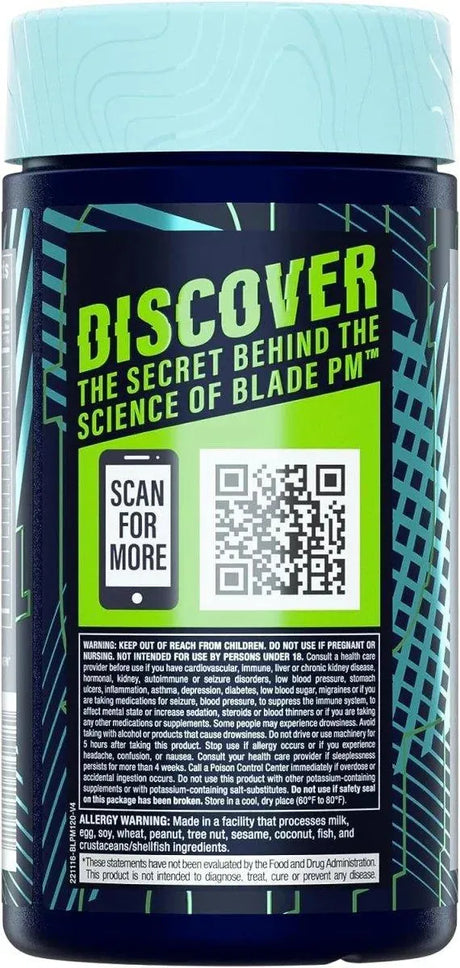 BLUE STAR NUTRACEUTICALS - Blue Star Nutraceuticals Blade PM Night Time Fat Burner 120 Capsulas - The Red Vitamin MX - Suplementos Alimenticios - {{ shop.shopifyCountryName }}