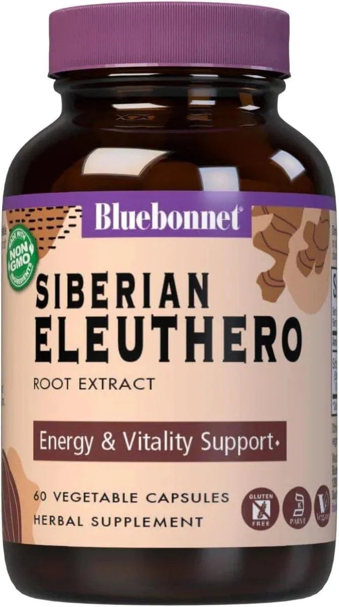 BLUEBONNET NUTRITION - Bluebonnet Eleuthero Root 500Mg. 60 Capsulas - The Red Vitamin MX - Suplementos Alimenticios - {{ shop.shopifyCountryName }}