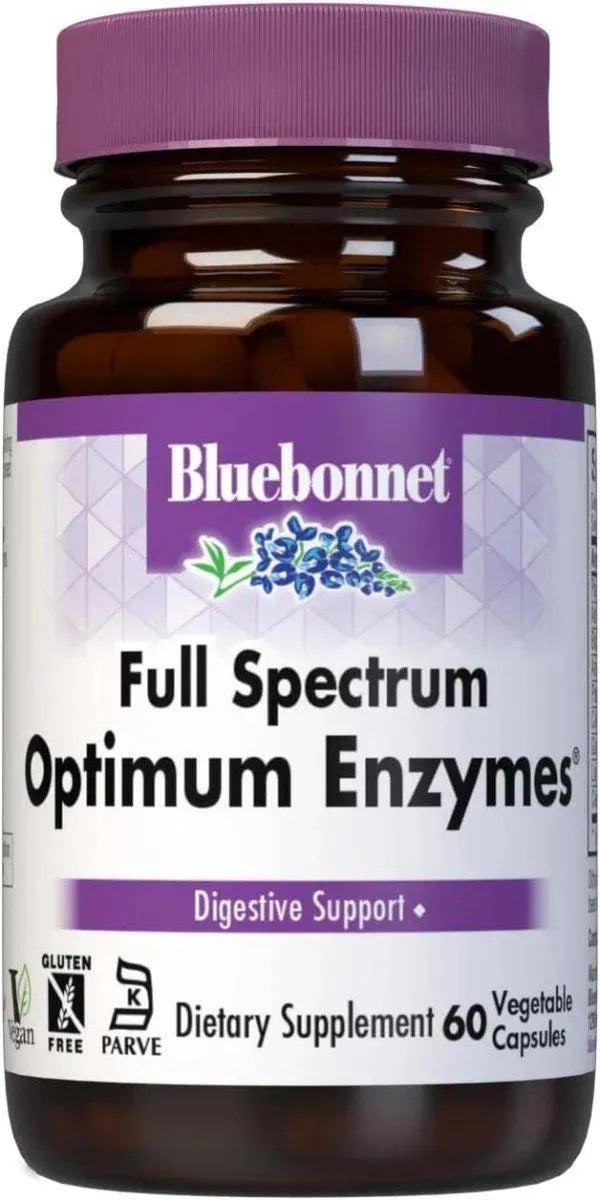 BLUEBONNET NUTRITION - BlueBonnet Full Spectrum Optimum Enzymes 60 Capsulas - The Red Vitamin MX - Suplementos Alimenticios - {{ shop.shopifyCountryName }}