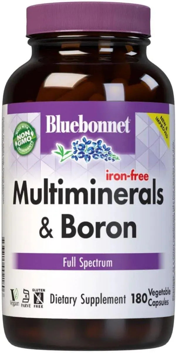 BLUEBONNET NUTRITION - BlueBonnet Multi Minerals Plus Boron 180 Capsulas - The Red Vitamin MX - Suplementos Alimenticios - {{ shop.shopifyCountryName }}
