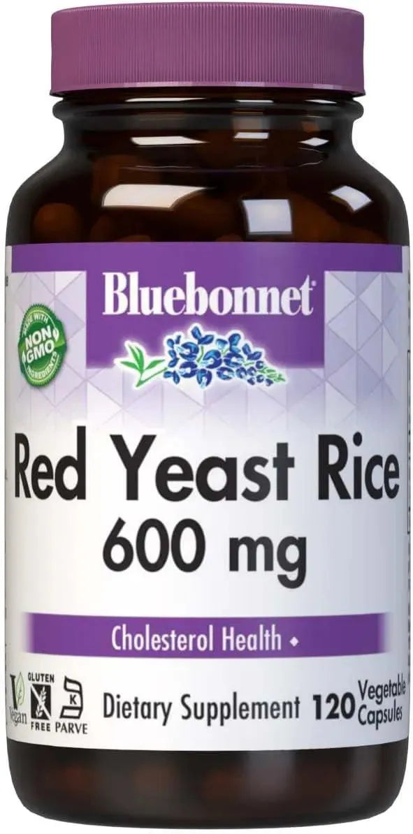 BLUEBONNET NUTRITION - BlueBonnet Red Yeast Rice Supplement 600Mg. 120 Capsulas - The Red Vitamin MX - Suplementos Alimenticios - {{ shop.shopifyCountryName }}