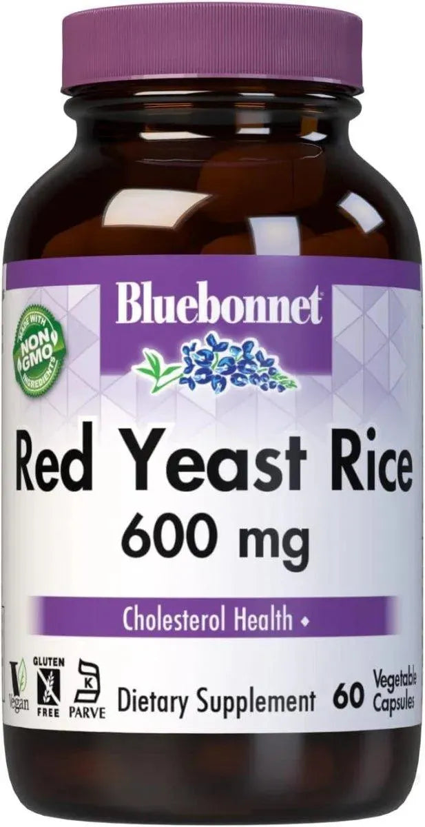 BLUEBONNET NUTRITION - BlueBonnet Red Yeast Rice Supplement 600Mg. 60 Capsulas - The Red Vitamin MX - Suplementos Alimenticios - {{ shop.shopifyCountryName }}